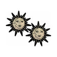 Pastease Sunburst Sun & Moon Gold Glitter Nipple Pasties featuring gold glitter sun and moon faces.