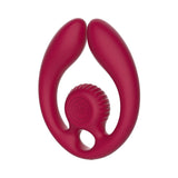SVibe Snail GIZI Duo Couples Stimulator Burgundy for enhanced intimacy and shared pleasure.