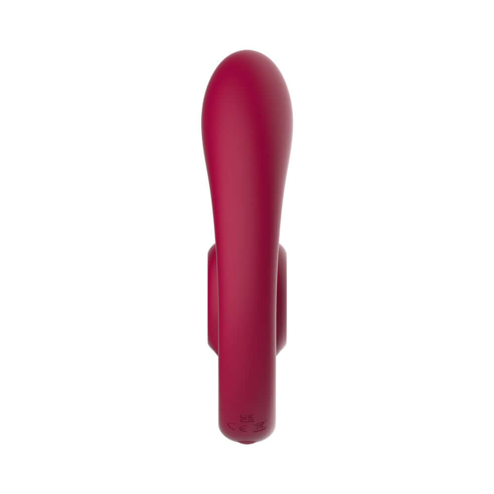 SVibe Snail GIZI Duo Couples Stimulator Burgundy, a dual stimulator designed for partnered intimacy.