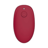SVibe Snail GIZI Duo Couples Stimulator Burgundy with sleek design and power button for couples' intimate pleasure.