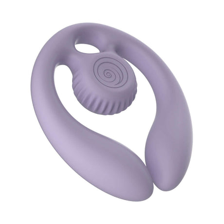 SVibe Snail GIZI Duo Couples Stimulator Lilac showcasing its innovative design and powerful multi-motor functionality.