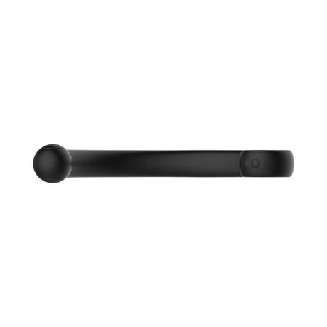 SVibe Snail AXI Spot Wand Granite Noir side view showcasing sleek black design and innovative shape for precision pleasure.