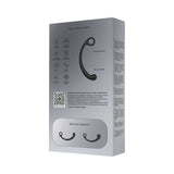 SVibe Snail AXI Spot Wand Granite Noir packaging showcasing features and control options for enhanced pleasure.