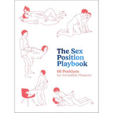 The Sex Position Playbook 69 Positions Hardcover Book cover featuring illustrations of various positions.