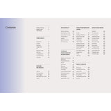 The Sex Position Playbook 69 Positions Hardcover Book table of contents, featuring various positions and sections.
