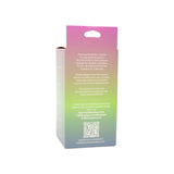 Spectrum Essentials Compact External Vibrator Blue packaging, featuring usage instructions and product information.