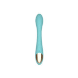 Spectrum Essentials Silicone G-spot Vibrator Blue for targeted G-spot and A-spot stimulation in a sleek design.