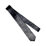 Prowler RED Leather Tie Black, a sleek black leather tie for bold and stylish fashion statements.