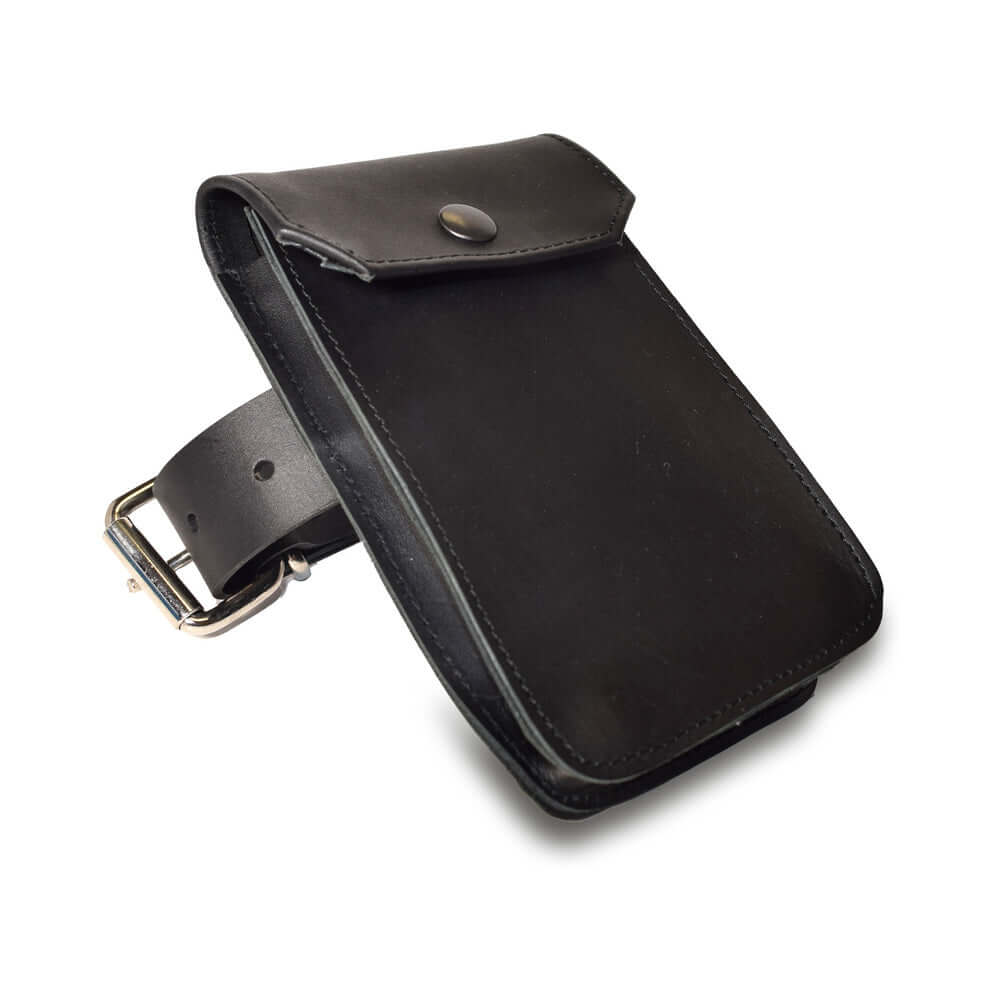 Prowler RED Leather Large Belt Pouch for secure storage, crafted from durable leather with sleek design.