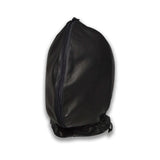 Prowler RED Leather Double Hood with Front Zipper, side view showcasing the sleek design and zipper detail.