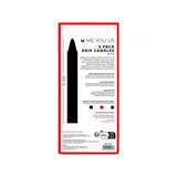 Me You Us Drip Candles 3 Pack Black packaging showcasing the bold black candle design for wax play.