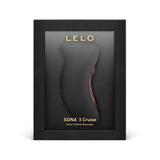 LELO SONA 3 Cruise Clitoral Stimulator Black in elegant packaging, showcasing its sonic power and luxurious design.