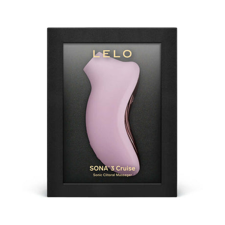 LELO SONA 3 Cruise Clitoral Stimulator Soft Pink displayed in elegant packaging.