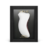 LELO SONA 3 Sonic Clitoral Massager Cream displayed in elegant packaging for enhanced pleasure experience.