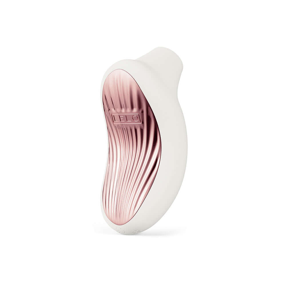 LELO SONA 3 Sonic Clitoral Massager Cream in elegant design with ergonomic shape and soft texture.