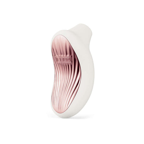LELO SONA 3 Sonic Clitoral Massager Cream in elegant design with ergonomic shape and soft texture.