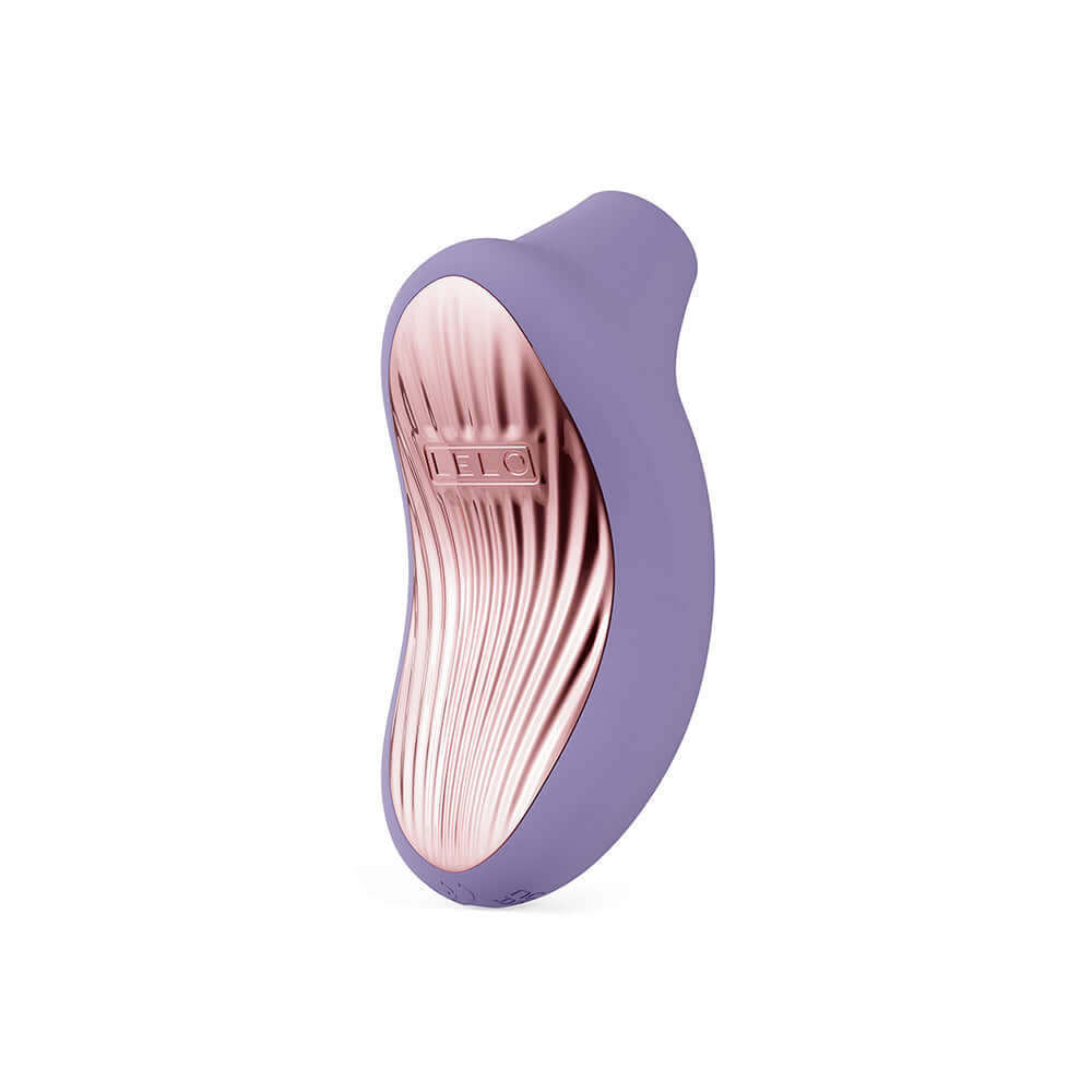 LELO SONA 3 Sonic Clitoral Massager Violet in a stylish design showcasing its soft silicone and unique shape.