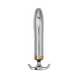 Fly Me To The Moon Metal Vibrator in sleek metallic design for luxury pleasure.