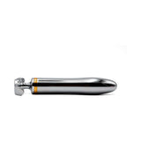 Fly Me To The Moon Metal Vibrator in sleek silver design with a luxurious finish and powerful vibrations.