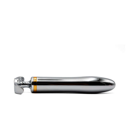 Fly Me To The Moon Metal Vibrator in sleek silver design with a luxurious finish and powerful vibrations.