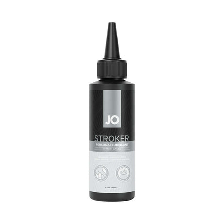 JO Stroker Lubricant 4 Oz, premium water-based lubricant for strokers and toys, 4 oz bottle.