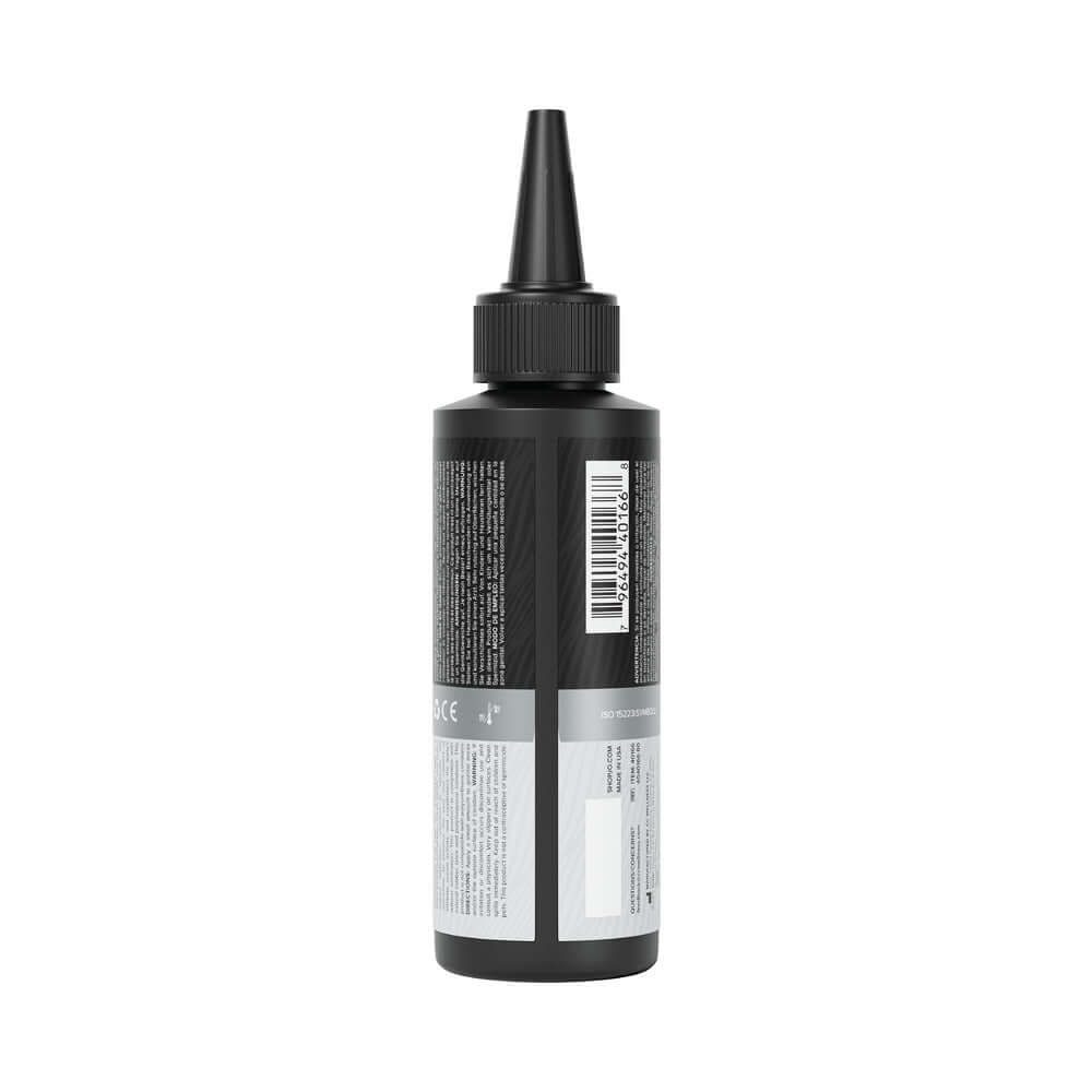 JO Stroker Lubricant 4 Oz bottle back view, featuring product information and easy-squeeze nozzle for precise application.