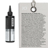 JO Stroker Lubricant 8 Oz bottle with instructions for use, water-based personal lubricant for strokers and toys.