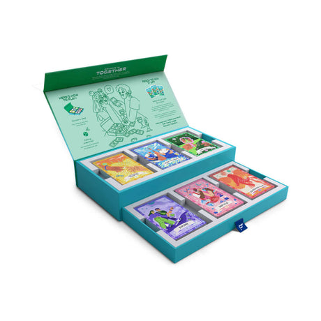 Biird x Jouissance Club Together Couples Card Game packaging showcasing 180 conversation and activity cards for couples.