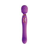The Beat Dual Pleasure Wand Purple, a versatile dual-ended wand for rhythmic tapping and deep vibrations.