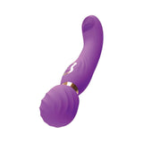 The Beat Dual Pleasure Wand Purple featuring dual-ended design for versatile stimulation and pleasure.