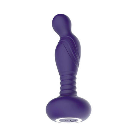 The Royale P-Spot Pleasure Purple prostate massager featuring smooth silicone design and ergonomic shape.