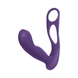The Royale P-Spot Massager Purple offers dual motors and integrated rings for enhanced stimulation and comfort.