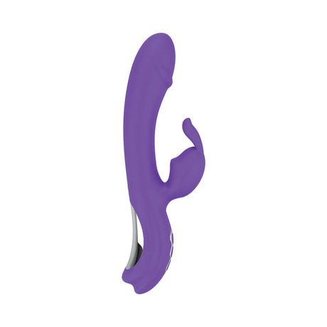 Intruder Wiggling Rabbit Vibe Purple is a dual stimulation vibrator with wiggling motion and powerful vibrations.
