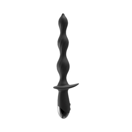 Ass-Sation Deep Dive Contoured Wand Black for deep stimulation and comfortable insertion.