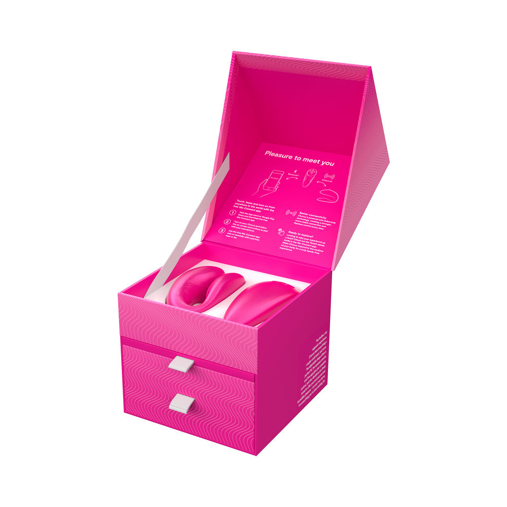 We-Vibe Chorus Couples Vibrator Cosmic Pink packaging open with product inside.