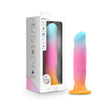 Avant Golden Dawn Artisan Dildo in packaging with colorful gradient design for enhanced pleasure.