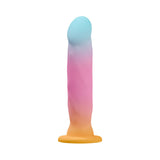 Avant Golden Dawn Artisan Dildo showcasing vibrant colors and elegant design for enhanced pleasure.