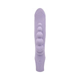Adam and Eve Thrust Bunny Triple-Stimulating Rabbit Vibrator in lavender, showcasing its unique design and features.