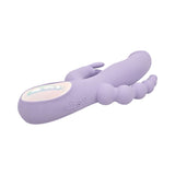 Adam and Eve Thrust Bunny Triple-Stimulating Rabbit Vibrator in lavender color and elegant design for pleasure.