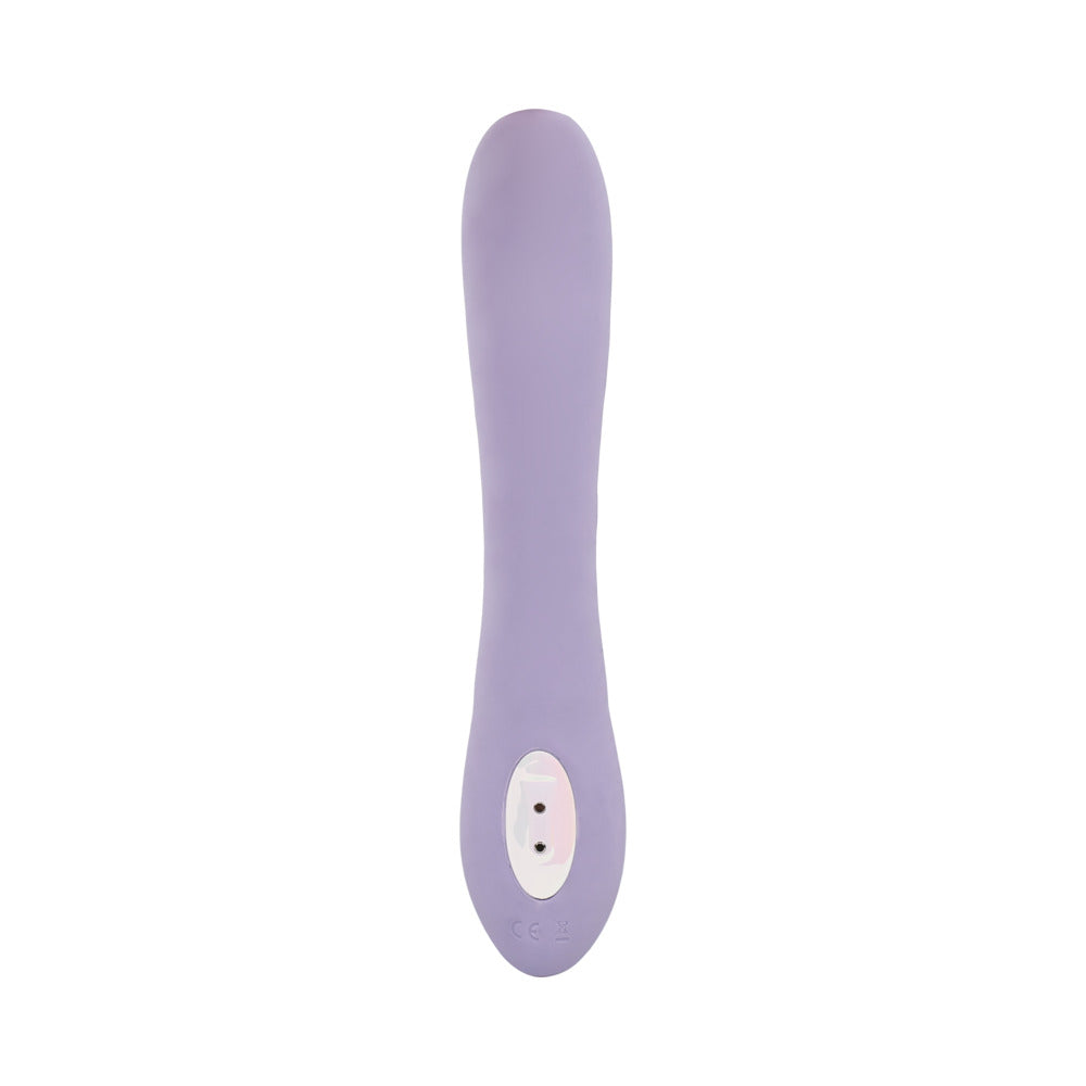 Adam and Eve Tickle Me Softly Soft Flexible Rabbit Vibe in lavender silicone for luxurious dual-stimulation.