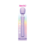 Adam and Eve Wanda Lust Powerful Wand Massager in lavender color with sleek design and control buttons.
