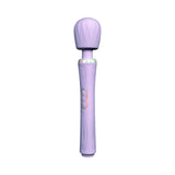 Adam and Eve Wanda Lust Powerful Wand Massager in soft silicone design with controls and elegant shape.