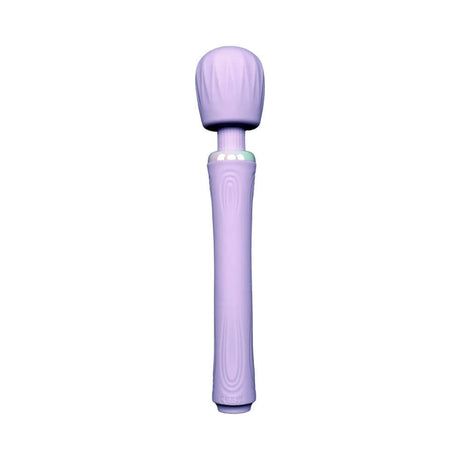 Adam and Eve Wanda Lust Powerful Wand Massager in soft silicone design, featuring gentle ridges for enhanced pleasure.
