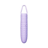 Adam and Eve Finger Waves LED Bullet Vibe in lavender silicone with textured design for enhanced pleasure.