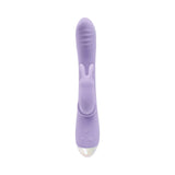 Adam and Eve Waving Wabbit Oscillating Rabbit Vibe in soft purple silicone with ergonomic design and control buttons.