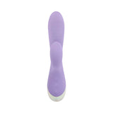 Adam and Eve Bunny Blow Up Rabbit Vibe in purple, featuring an inflatable head and sleek design for customizable pleasure.