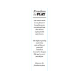 Freedom to PLAY text showcasing iconic pleasure brand and innovative designs for exceptional experiences.