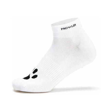 Prowler RED Sniff Ankle Socks displayed in white with a playful design and premium quality fabric.