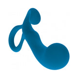 Levelz Bulb With Loop Silicone Prostate Massager Small Teal designed for deep P-spot pleasure and satisfaction.