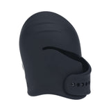 LEVELZ Adjustable Vibrating Silicone Penis Head Stimulator Black for targeted stimulation and enhanced pleasure.